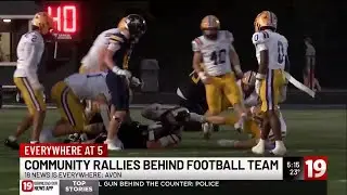 Community rallies behind Avon football team
