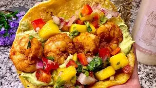Shrimp Tacos With Mango Salsa | Delicious Dinner Recipe