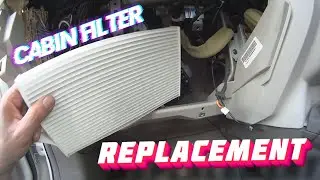 Cabin Filter Replacement - NICE AND EASY - Nissan Leaf and other cars