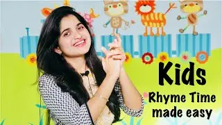How to teach Rhymes to kids at home for Nursery & Kindergarten | Learn from home #Rishamam
