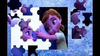 Frozen Princess Elsa and Baby Puzzle Game for Little Kids