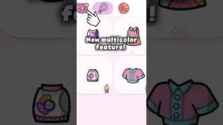New multi color feature avatar world tennis update!  #avatarworld #avatarworldupdate #pazu