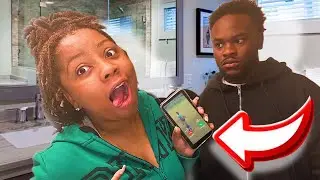 PUTTING ANOTHER GUY AS MY LOCK SCREEN PRANK ON BOYFRIEND * BAD IDEA*