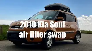 2010 Kia Soul air filter swap
