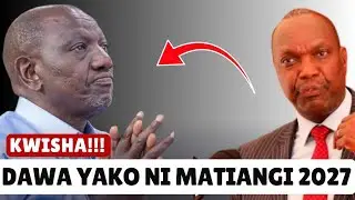 Ваше лекарство — Матианги! Джереми Киони пугает Руто этим смелым посланием.