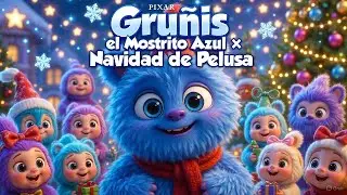 &ldquo;El Mostrito Peludito Azul 💙❄️ Navidad M&aacute;gica&rdquo;(cancion para peque&ntilde;os y bebes)