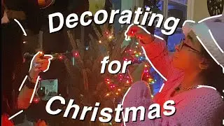 decorating for christmas with the love of my life *lesbian couple*