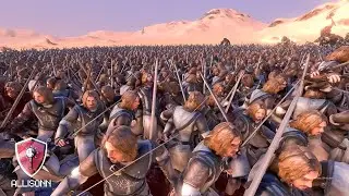 17.000 Dragon Man Weaps vs 20.000 Gondor Grunts- Ultimate Epic Battle Simulator 2- UEBS 2