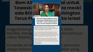 Kritik Anggota Parlemen AS ke Trump: Bantuan Militer ke Israel Bertentangan dengan Perlindungan Gaza