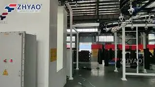 Automatic Powder Coating Line For Steel pipes Rollers