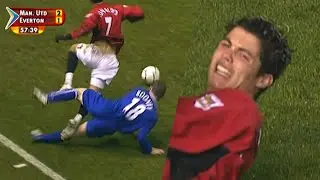 Everton and Rooney started HATING Cristiano Ronaldo since this match (2003) 🤬