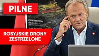 Pilne posiedzenie rządu. Rosyjskie drony zestrzelone. Premier zabrał głos