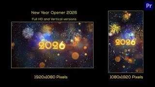 Happy New Year Opener 2026 ❄️ Premiere Pro Template