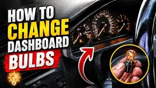 Replacing a burnt out dashboard bulb Mercedes benz w210