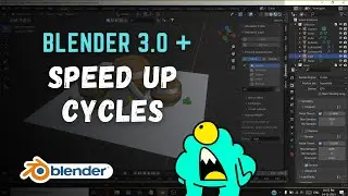 Speed up Cycles X rendering speed in blender 3.0  | rendering | blender tip