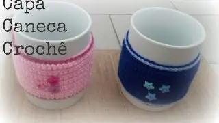 CAPA CANECA CROCHÊ