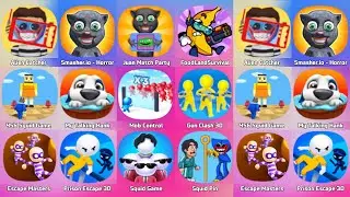 Alien Catcher,Juan Match Party,456 Squid Game,My Talking Hank,Mob Control,Gun Clash 3D,Escape Master