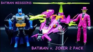 Joker Copter!  Batman Mission Batman v Joker 2 Pack