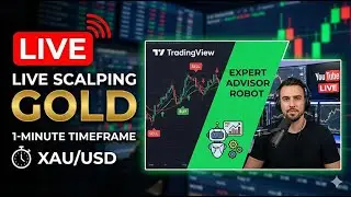 🔴 LIVE Scalping GOLD (XAUUSD) - Insane 1-Minute Strategy using TradingView Robot!