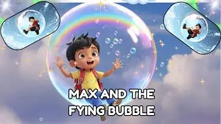 Max and the Flying Bubble &ndash; A Magical Sky Adventure! | English Kids Story | Moral Story | Cartoon
