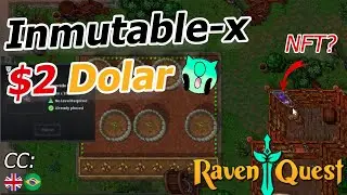 Jugando RavenQuest Inmutable-x me recompenso con $2! (Primera vez que me dan💸por jugar😅)