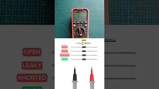 how to test the diode using digital tester #tutorial