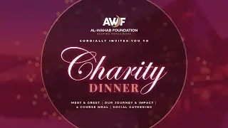 AWF Charity Dinner in London On 6th Sept 2024 | A Night To Remember | Limited Seats Available