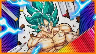 DRAWING - GOKU BLUE | Dragon Ball Super