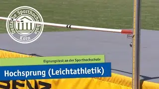 Hochsprung | Leichtathletik | &Uuml;bevideo Eignungstest an der #Spoho
