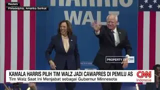 Kamala Harris Pilih Tim Walz Jadi Cawapres di Pemilu AS