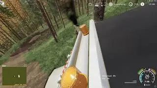Farming Simulator 19 BAD CAT Kenworth w900 Crash