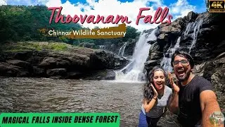 Best waterfalls inside Chinnar Wildlife Sanctuary - Thoovanam falls | மூணார் சுற்றுலா | Couple Vlog