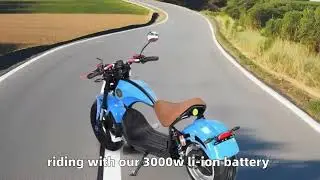 City Coco Electric Chopper 2000W&zwnj; Off-Road Electric Scooter 80KM&zwnj; 2000W E-Scooter with Dual Battery&zwnj;