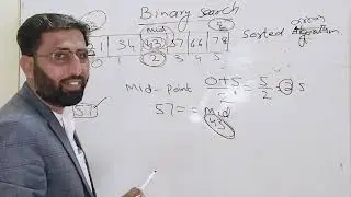 Binary search algorithm|computer class 11 chapter 3 new syllabus|binary search algorithm example 