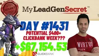 POTENTIAL $400+ Clickbank Week?!...My Lead Gen Secret Case Study Results 2025 (Day #1431)