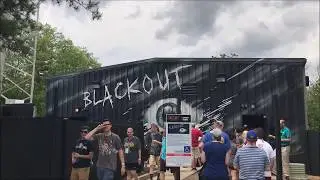 Blackout HAUNT Maze Tour Lights On - Kings Island