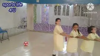 pulling rope picking the ball games activity exercises