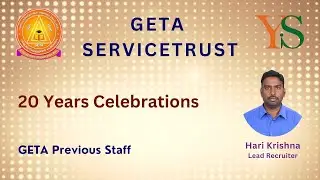 GETA 20 Years Celebrations - Hari Krishna