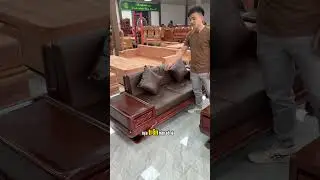 Bộ Sofa Ch&acirc;n Thuyền Gỗ Hương #dogobaoloc