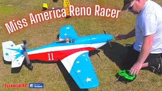 LOW and FAST ! Miss America P-51 Reno Racer | YS 91 FZ SUPER CHARGED ENGINE