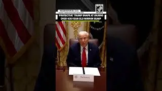 &laquo;Вам не разрешено это ломать&hellip;&raquo; Трамп отругал журналиста за то, что тот задел 400-летнее зеркало Б...
