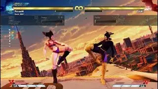 Juri Simple Reliable Normal Hit Into DP+LP Confirms Blockstring SFVAES4