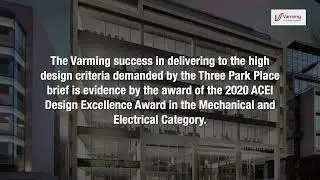 Varming's Design Excellence Award featured in Building Services Engineering December issue