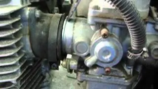 CB400T Carb Removal