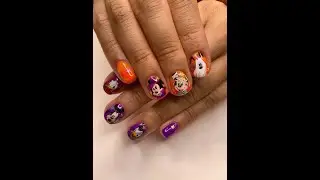 Disney Halloween Nail Art! 👻 by Akina @nail.mouse! 💕 #shorts