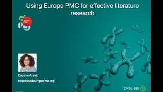 Using Europe PMC for effective literature research