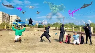 الرجل الأخضر البطل الخارق أنقذنا من العصابه ولكن وقع في فخ زعيم العصابه😱 (الرجل الاخضر والعصابه ج2)