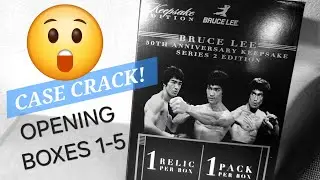 CRACKING OPEN FULL CASE OF KEEPSAKE EDITION BRUCE LEE SERIES 2!