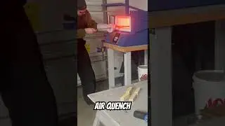 440C Stainless Air Quench: Paragon Heat Treat: #craft #machine #tools #metal #fire #metal