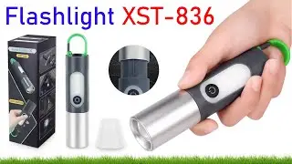 Digital Thunder XST-836 Rechargeable Waterproof (IPX4)Torch Flashlight | High Power LED Review
